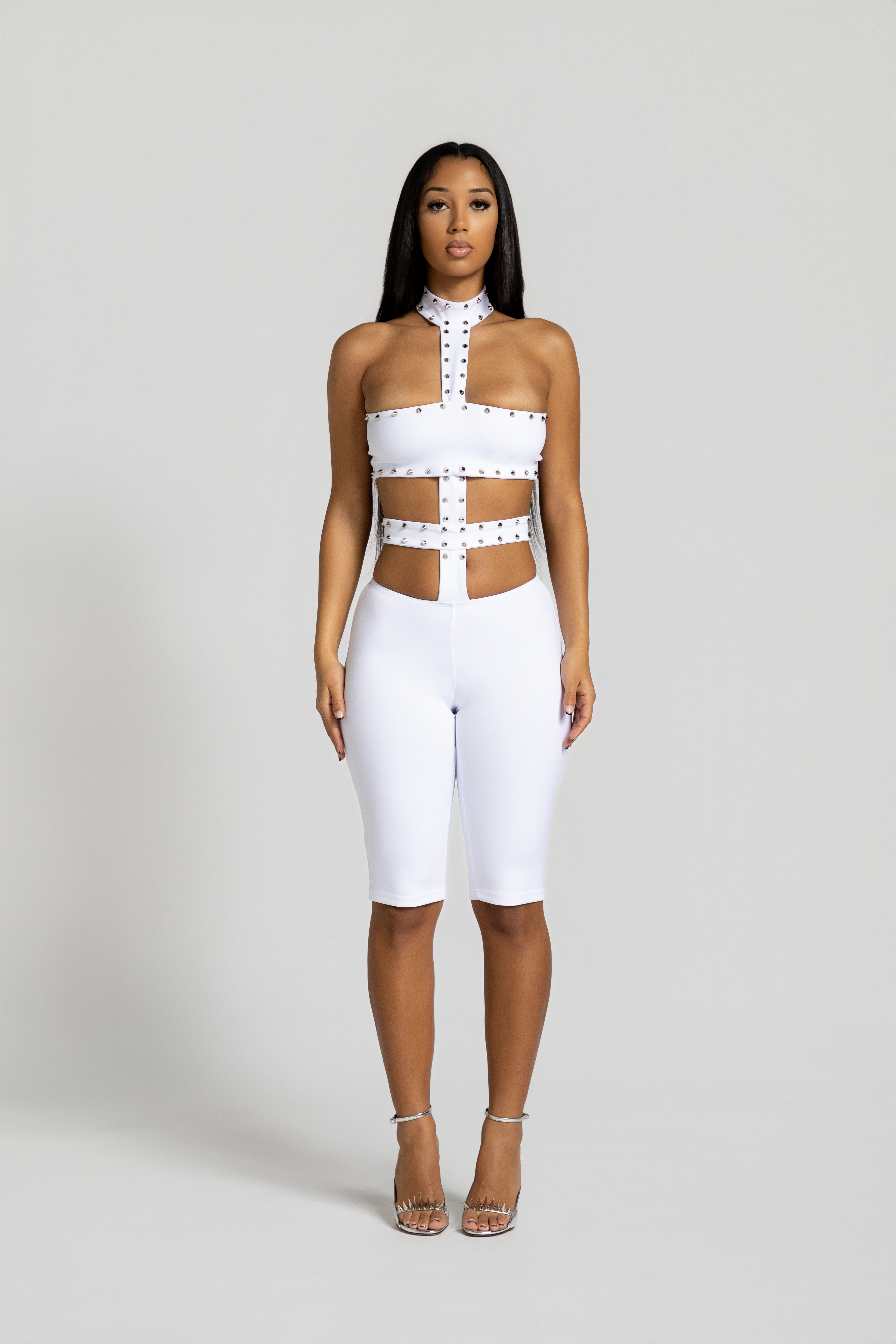 Studded Short Jumpsuit - Halo