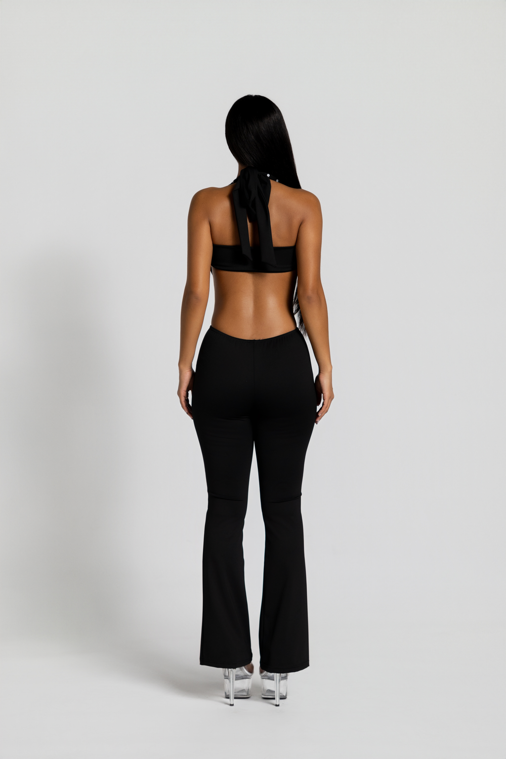 Studded Long Jumpsuit - Eclipse