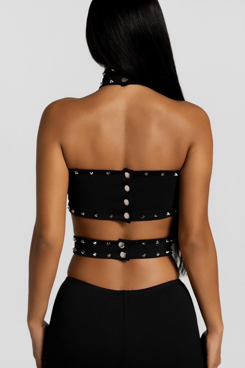 Studded Short Jumpsuit - Eclipse